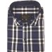 Parkson - Ble01Blue - Casual Semi Formal Checks Shirts Premium Blended Cotton WRINKLE FREE