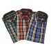 Parkson - Ble04Green - Casual Semi Formal Checks Shirts Premium Blended Cotton WRINKLE FREE