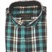 Parkson - Ble04Green - Casual Semi Formal Checks Shirts Premium Blended Cotton WRINKLE FREE