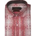 Parkson - Ble05Red - Casual Semi Formal Checks Shirts Premium Blended Cotton WRINKLE FREE