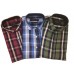 Parkson - Ble08Red - Casual Semi Formal Checks Shirts Premium Blended Cotton WRINKLE FREE