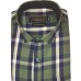 Parkson - Ble08Green - Casual Semi Formal Checks Shirts Premium Blended Cotton WRINKLE FREE