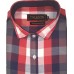 Parkson - Ble13Red - Casual Semi Formal Checks Shirts Premium Blended Cotton WRINKLE FREE
