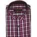 Parkson - Ble14Red - Casual Semi Formal Checks Shirts Premium Blended Cotton WRINKLE FREE