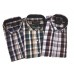 Parkson - Ble15Blue - Casual Semi Formal Checks Shirts Premium Blended Cotton WRINKLE FREE