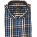 Parkson - Ble18Blue - Casual Semi Formal Checks Shirts Premium Blended Cotton WRINKLE FREE