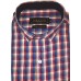 Parkson - Ble22Red - Casual Semi Formal Checks Shirts Premium Blended Cotton WRINKLE FREE