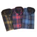 Parkson - Ble27Blue - Casual Semi Formal Checks Shirts Premium Blended Cotton WRINKLE FREE