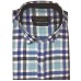 Parkson - Ble28Blue - Casual Semi Formal Checks Shirts Premium Blended Cotton WRINKLE FREE