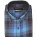 Parkson - Ble30Blue - Casual Semi Formal Checks Shirts Premium Blended Cotton WRINKLE FREE