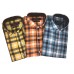 Parkson - Ble31Blue - Casual Semi Formal Checks Shirts Premium Blended Cotton WRINKLE FREE