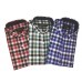 Parkson - Ble32Green - Casual Semi Formal Checks Shirts Premium Blended Cotton WRINKLE FREE
