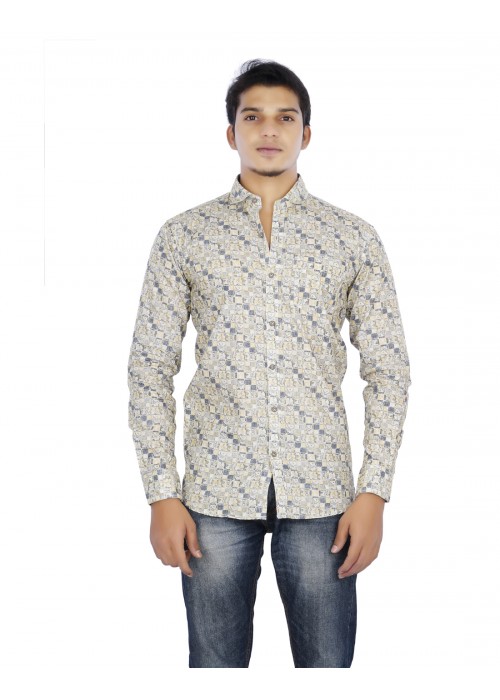 Parkson - COT10Mus Casual Digital Printer Shirts for Fancy Ware 100% Cotton Shirts