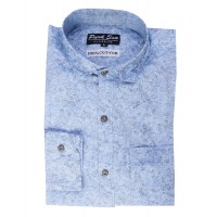 Parkson - COT13Blue Casual Digital Printer Shirts for Fancy Ware 100% Cotton Shirts