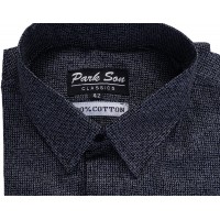 Parkson - COT06BlGrey Casual Digital Printer Shirts for Fancy Ware 100% Cotton Shirts