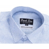 Parkson - COT06LiBlue Casual Digital Printer Shirts for Fancy Ware 100% Cotton Shirts