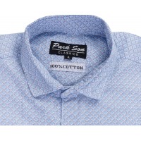 Parkson - COT08Blue Casual Digital Printer Shirts for Fancy Ware 100% Cotton Shirts