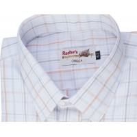 Radhes -AMBPink  FORMAL Office Wear Shirts WRINKLE FREE Checks Shirts Everyday Wear